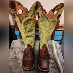 Tony Lama Buckaroo Tall, knee high cowgirl boots, 10B
